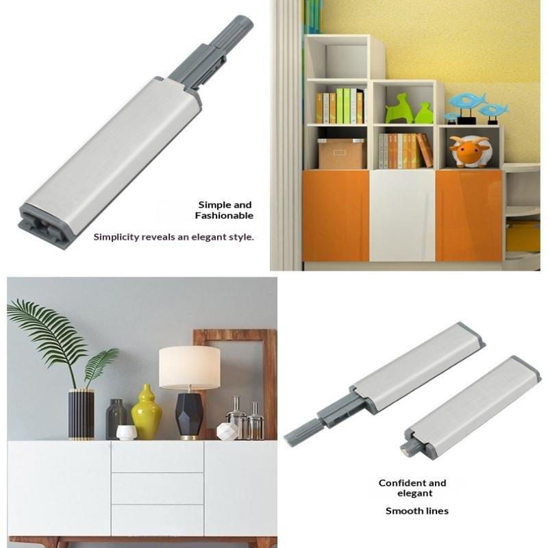 10 Stück Magnetische Druckriegel für Schränke, Push-to-Open Schrankbeschläge, Druck-Touch-Riegel, Küchentür-Druckriegel