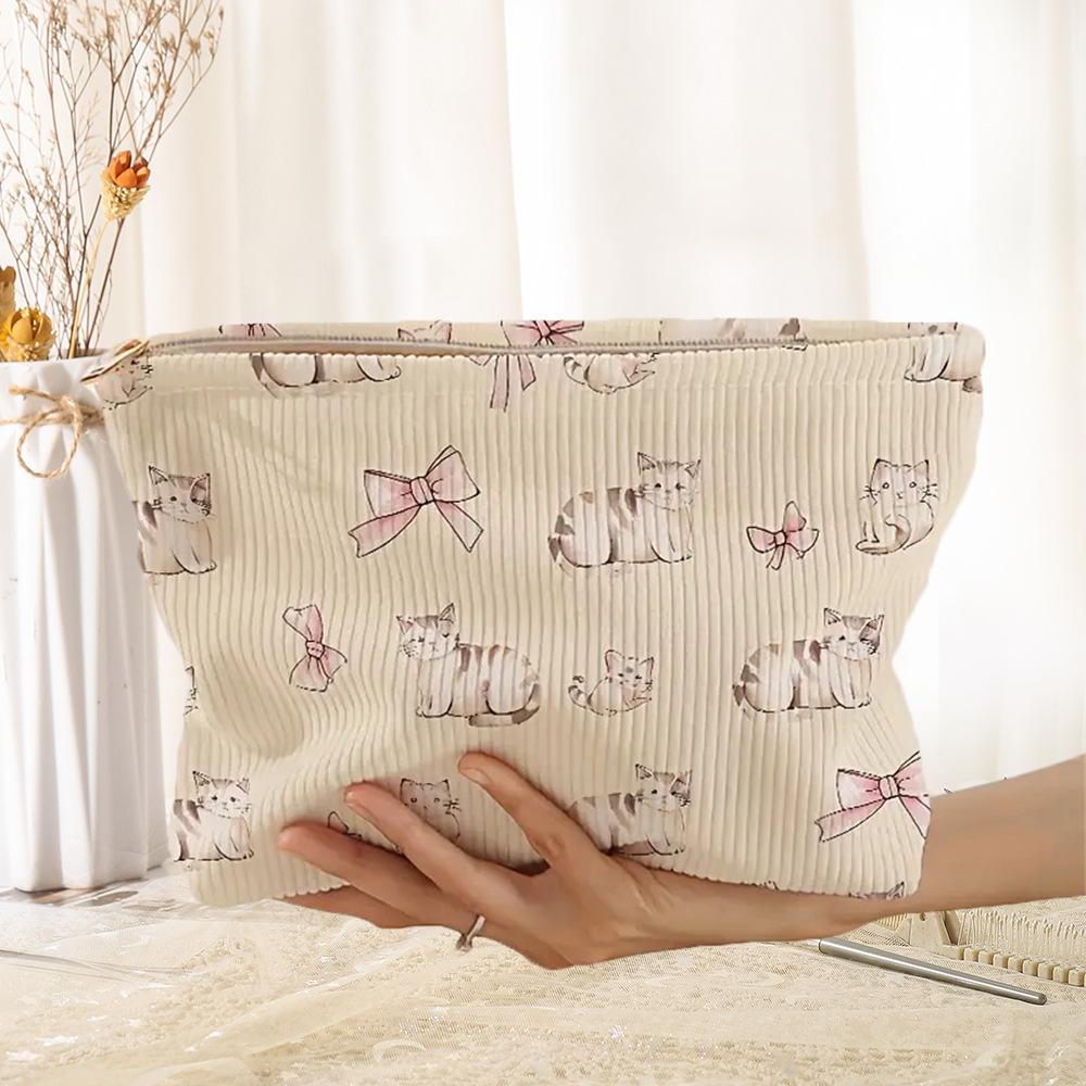 Pouch Printed Makeup Organizer Case Multifunctional Cosmetic Bag For Gift Organizer On-The-Go