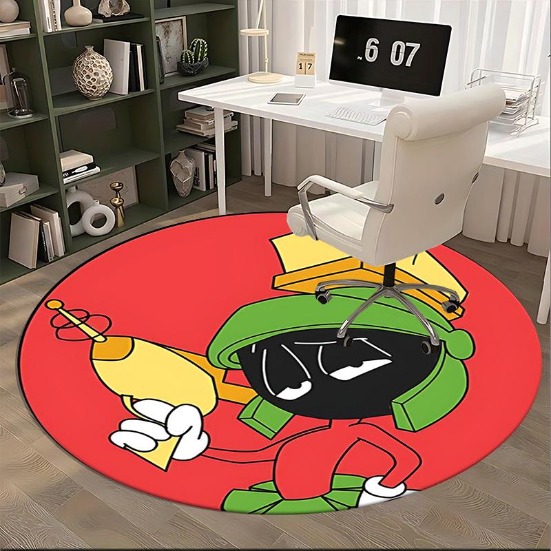 Marvin der Marsmensch Stuhlmatte - Runder Teppich für Heimdekoration, Bürogebrauch, Wohnzimmer, Schlafzimmer, Geschenkidee0264b