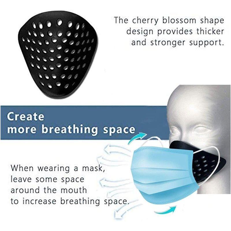 2025 Trend For Halloween For Halloween Cosplay 4Pcs 3D Silicone Mask Inner Bracket, Face Shell Support Frame