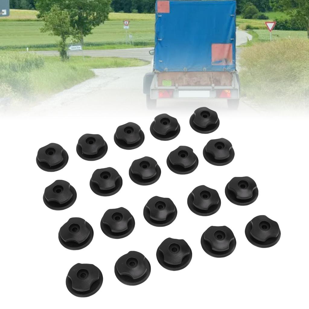 Net hooks, 40 pack car suitcase storage net hooks, versatile round trailer net hooks with screws for trailer tarpaulins, net pockets