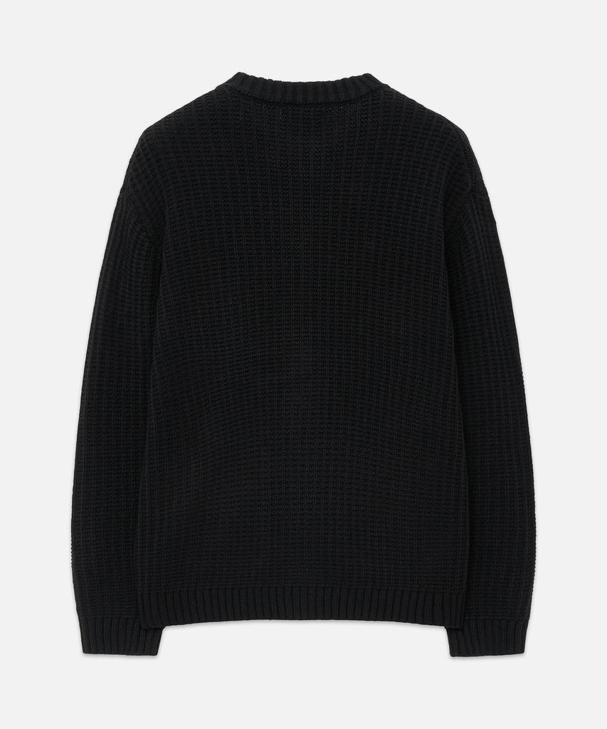 Draw Fit Constant Bulky Round Zip-Up Knit [Black]
