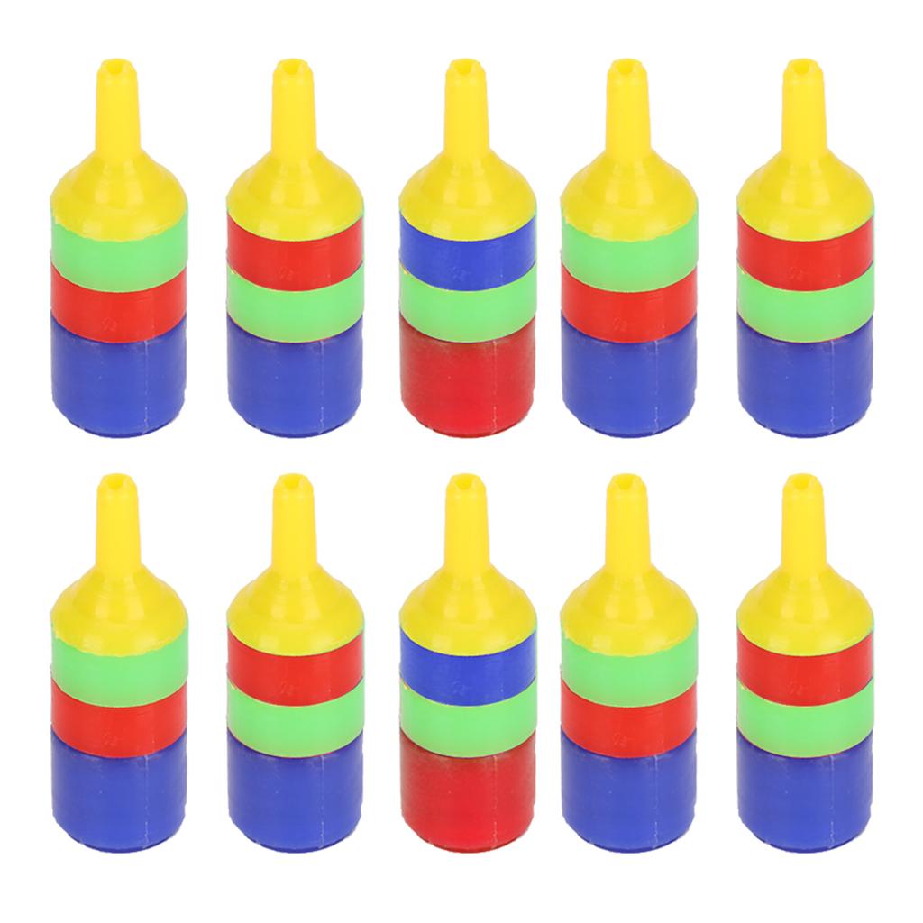 10pcs Fish Tank Air Stone Bubbles Release Oxygen Increasing Diffuser High Efficiency Aeration Purification