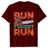 Lumberjack Chainsaw Run Forest Funny Woodworker T Shirts Men Women Humor Streetwear Tee Shirt Short Sleeve Unisex Loose Clothing