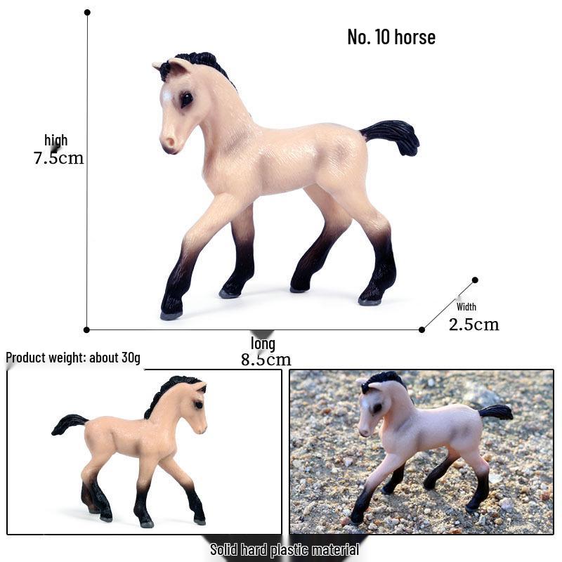 Children's Prancing Horse and Jockey Toy Set