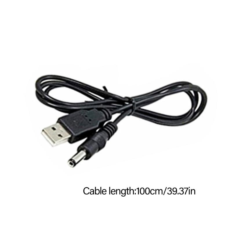 USB To DC5V Power Cord Includes 14 Adapter Plugs for Charging Devices Like Moon Lamp and LED Lights Power Cord
