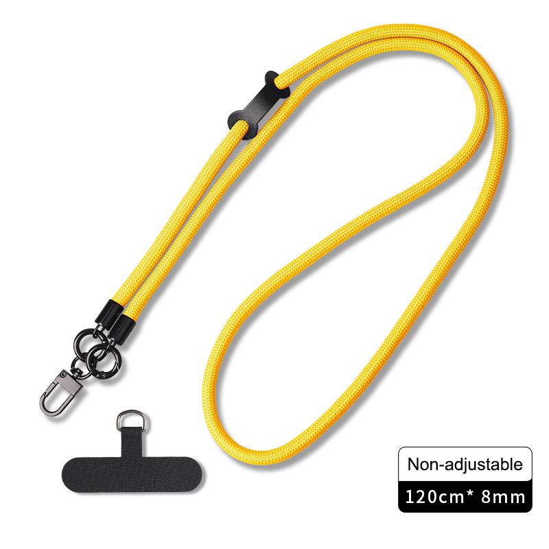 Univerzální šňůrka na telefon proti ztrátě, odnímatelná barevná šňůrka na krk, bezpečnostní poutko na telefon, kroužek na klíče, řetízek, lano s kartou
