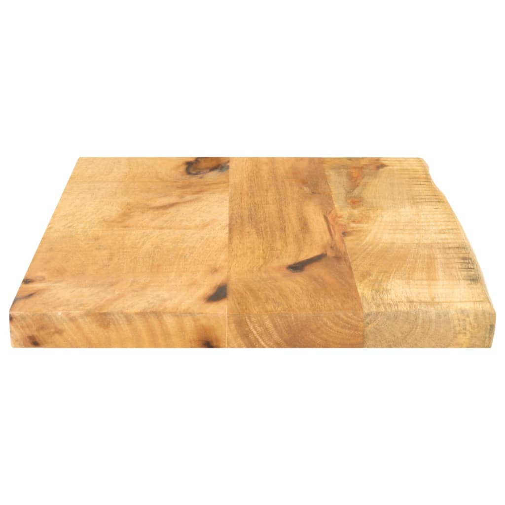 Vidaxl Tabletop, 40X20X2.5Cm, Natural Edge, Raw Mango Wood
