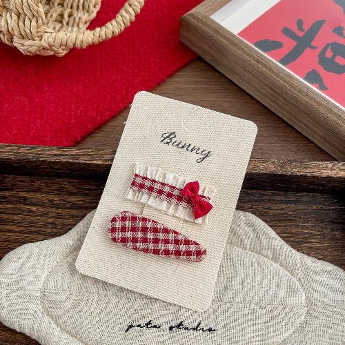 Spring New Style Mesh Bow Rose Hairpin Hairpin French High-end Girl Hairpin Wild Broken Hair Side Clip