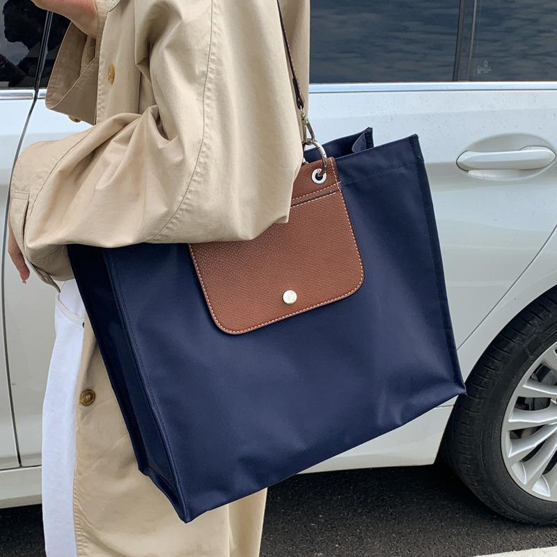 New Large-capacity Oxford Cloth Bag Women's Casual Simple and Trendy Shoulder Bag Portable Tote Bag Trendy