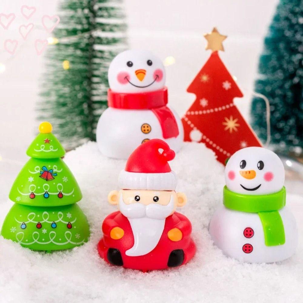 Decoration Snowman Car Toys Old Man Santa Vehicle Toy Christmas Pull Back Car  Party Favors