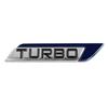 Negs-S Turbo Emblem, Turbo, Bilemblemklistremerke, Bilklistremerke, 0,9 x 4,5 tommer (22 x 115 mm), Blå Høyre
