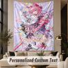 Custom Text Printed Tapestry Honkai Star Rail Pattern Large Wall Hanging Indoor Room Decor