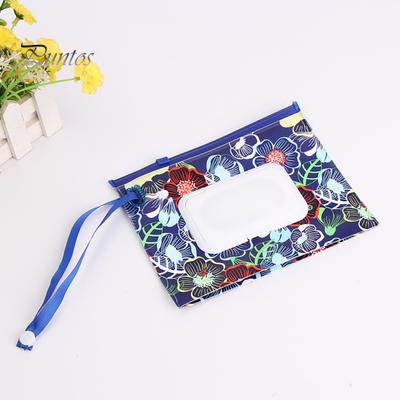 Organizzatore di sacchetti per salviette umidificate, modello cartone animato, contenitore per sacchetti di salviette umidificate portatile leggero e riutilizzabile di grande capacità