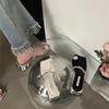 Fashion Fashion Women Slippers Luxury Crystal Low Heels Slipper Summer Open Toe Pinch Toe Sandal Designer Women Flip Flops Banquet Slids