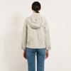 BCBG Hooded Button Windbreaker Jumper B5m3r105