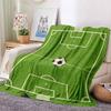 Football Field Soccer Sport Cartoon Soft Blanket,Soft Throw Blanket for Home Bedroom Bed Sofa Travel Cover Child Gift