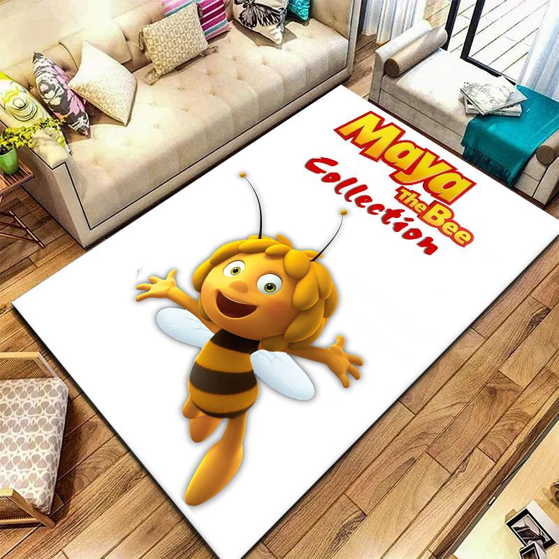 Maya Bee Carpet Rug for Living Room Bedroom Home Sofa Decoration,Kids play Nonslip Floor Mat