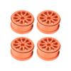 4 Satz 2,2 Zoll Felge Nylon RC Auto Felge für Axial SCX10 Wraith RR10 110 RC Autos Orange