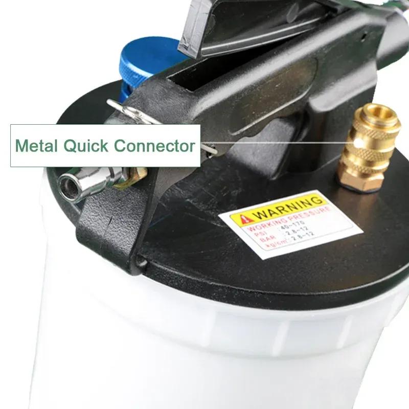 Upgrade 3L Pneumatic Brake Fluid Extractor Automatic Refilled Bottle Brake Oil Fluid Extractor Pneumatic Bleeder Tool Kit