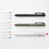 Pentel 3-color ballpoint pen Calme 0.5mm grayish white 10-pack BXAC35W