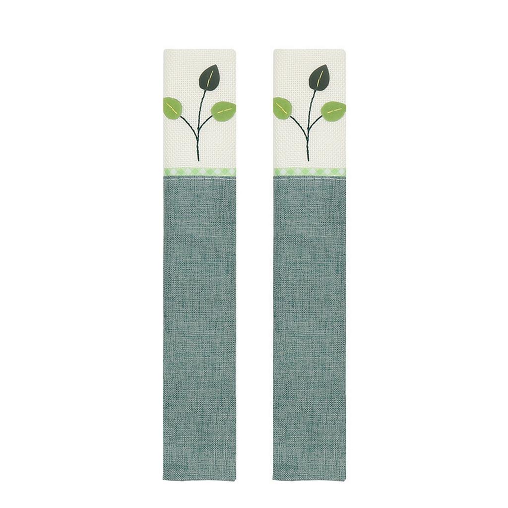 1 Pair Cotton Refrigerator Door Knob Cover Home Decor Oven Door Handle Cover Handles Anti Skid Protector Gloves