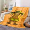 Bluey Blanket With Customizable Name Comfortable In All Seasons Suitable For Sofas Beds Travel Camping And Office Decoration Perfect Gift For Holidays