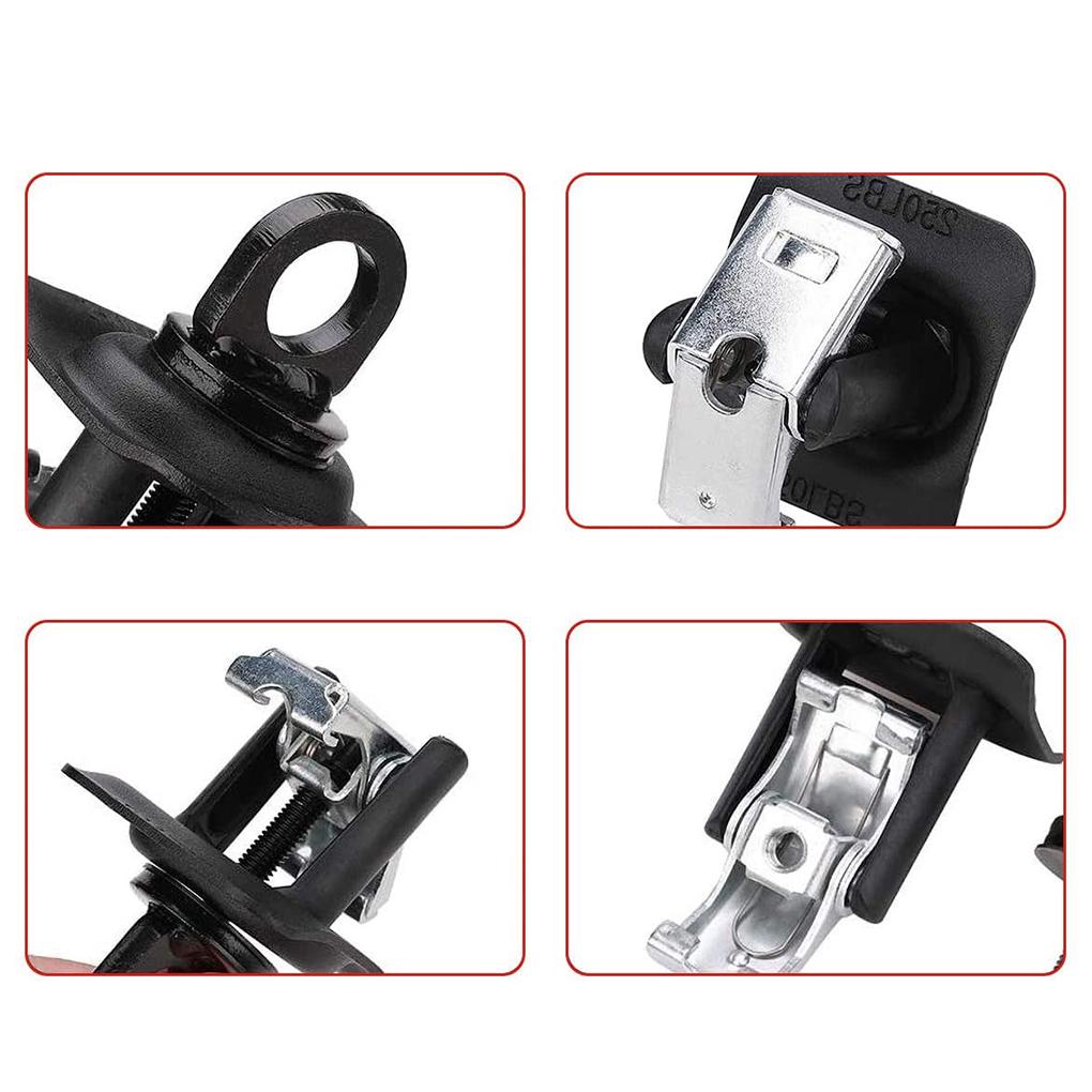 Pack of 4 Tie Down Anchor Quality Material Truck Bed Hooks Formula Auto Parts Replacement for Silverado and Sierra D Rings