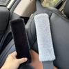 Winter Plush Car Seat Belt Shoulder Pad - Anti-Wear, Soft, Stylish, Feminine