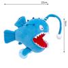 Monkfish Slippers Plush Toy Soft Realistic Lantern Fish Plush Toy Lophiiformes Ocean Animal Doll Birthday Gift For Kids
