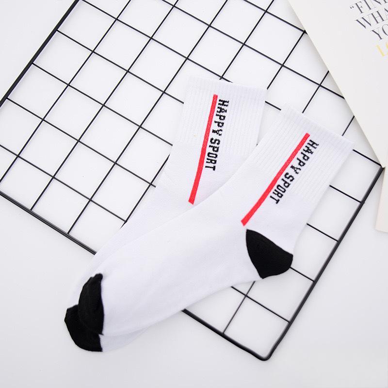 

1/5 пар мужских носков средней длины, спортивные носки на четыре сезона, мужские влагопоглощающие дышащие модные носки, мужские повседневные спортивные носки 1 pair белый