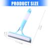 3 in 1 Window Cleaner Tool with Ergonomic Handle for Glass Surfaces Kitchen Bathroom Car Windows
