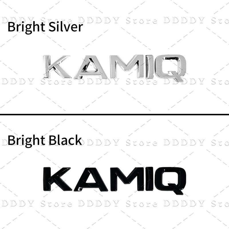 JBIW9 Car 3D Metal Decor Sticker For Skoda Octavia Fabia Rapid 4x4 Kodiaq Superb Letter Logo Rear Trunk Fender Accessories