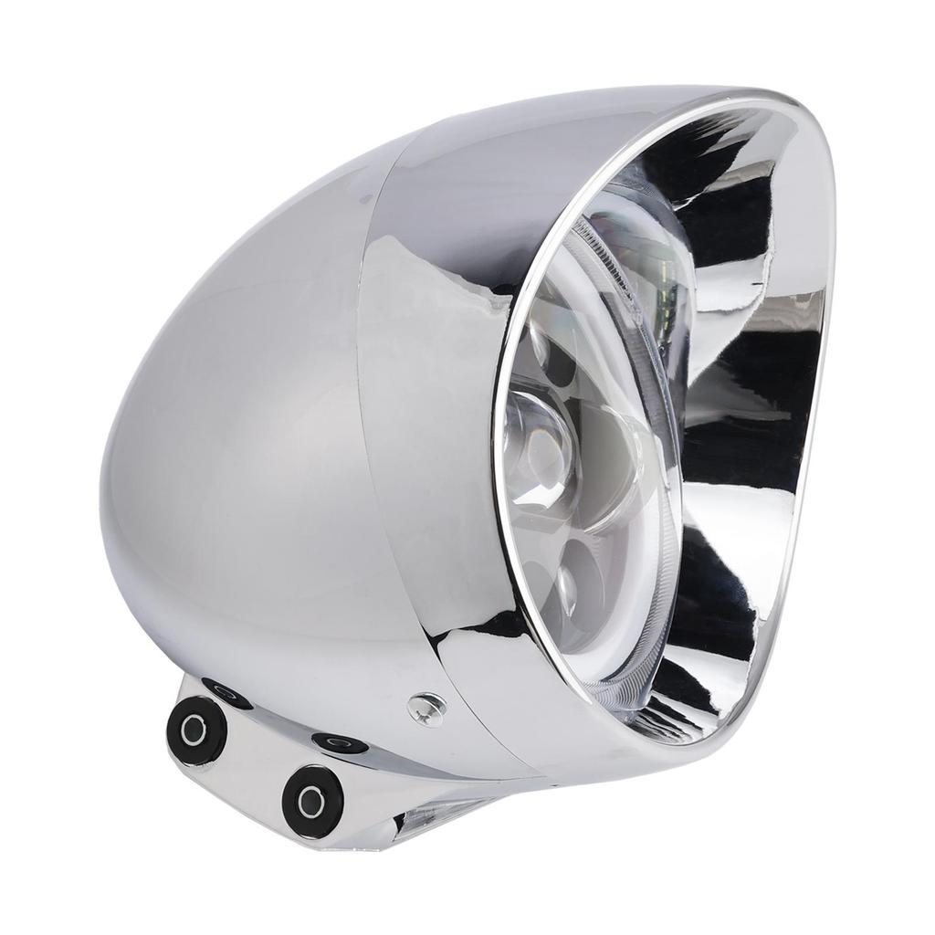 5.75" Headlight Lamp Spotlight Universal 9-Bulbs Fits For Motorcycle