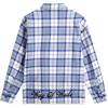 Li-Ning Wade Series Plaid Single-Breasted Collar Fleece Warm Loose Jacket Men Jacket Blue AFDV095-2