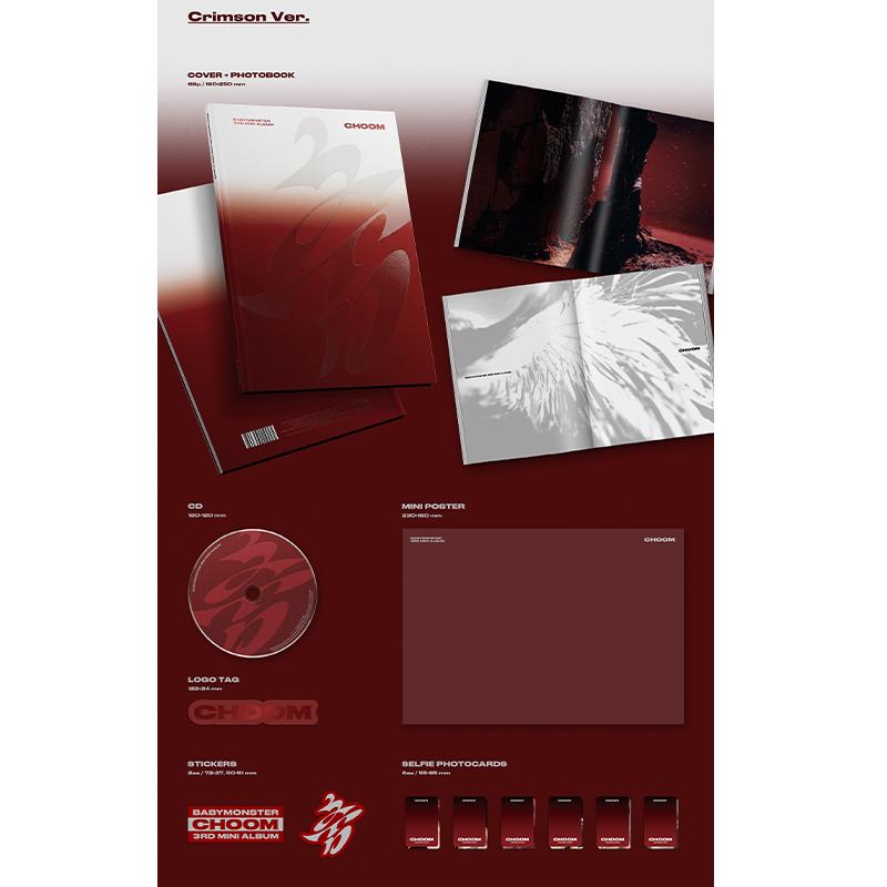[Vorbestellung] BABYMONSTER 3. Mini-Album [CHOOM] (Online-Vorteil)