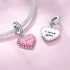 Coppercastle Elegant Dancer Pendants Original Charms Heart Beads Fit Original Bracelets Diy Fine Jewelry Gifts For Women