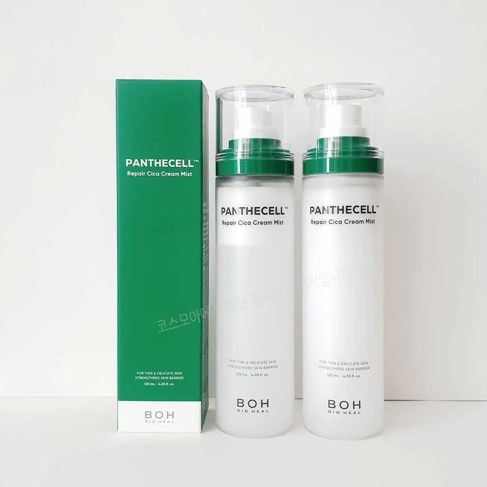 

Bio Heal Boh Panthecell Repair Cica Cream Mist 120ml x 2 (Moisturizing cream layer + Fresh moisture layer)