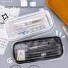 Transparent Japanese Pencil Case with Large Capacity for Junior High Students