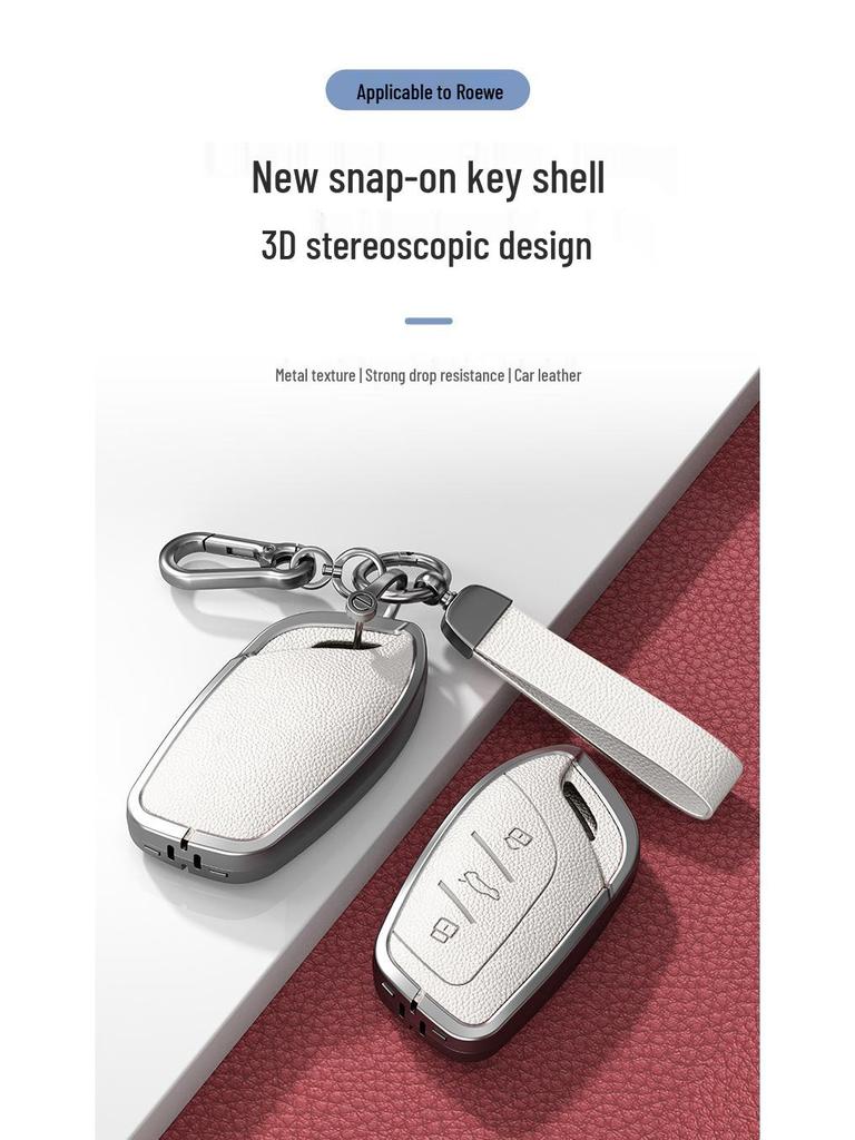 Compatible Key Cover for Roewe RX5 Max/ RX5/ RX3/ I5/ I6 Plus/ New 350/360 - Unisex Design.