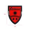 1Pc Lorinser shield badge side fender emblem car stickers For Mercedes-Benz VS class refit lorinser rear trunk car accessories