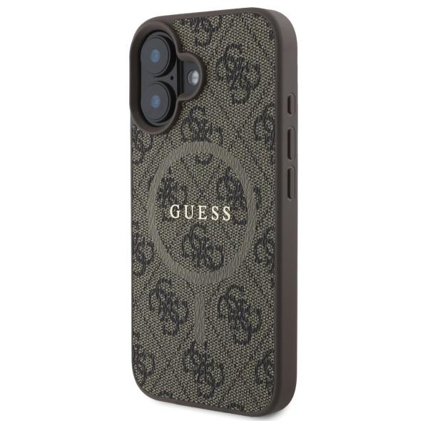 Guess Guhmp16Sg4Gfrw Iphone 166.1 Brązowy/Brown Hardcase 4G Ring Classic Logo Magsafe