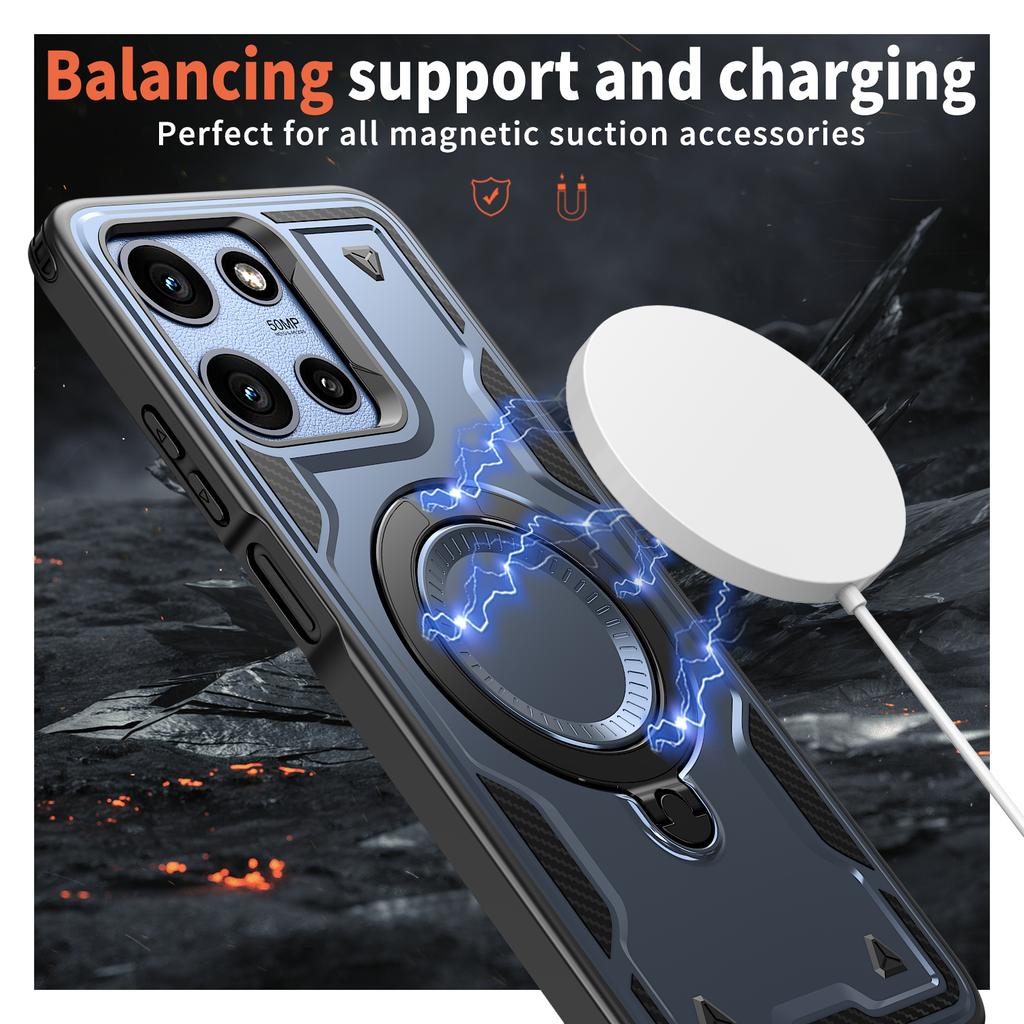 Military Shockproof Phone Case For Motorola Moto G Power Stylus 5G Edge 2025 2024 GPlay Edge G13 G23 G53 Fold Stand Armor Cover