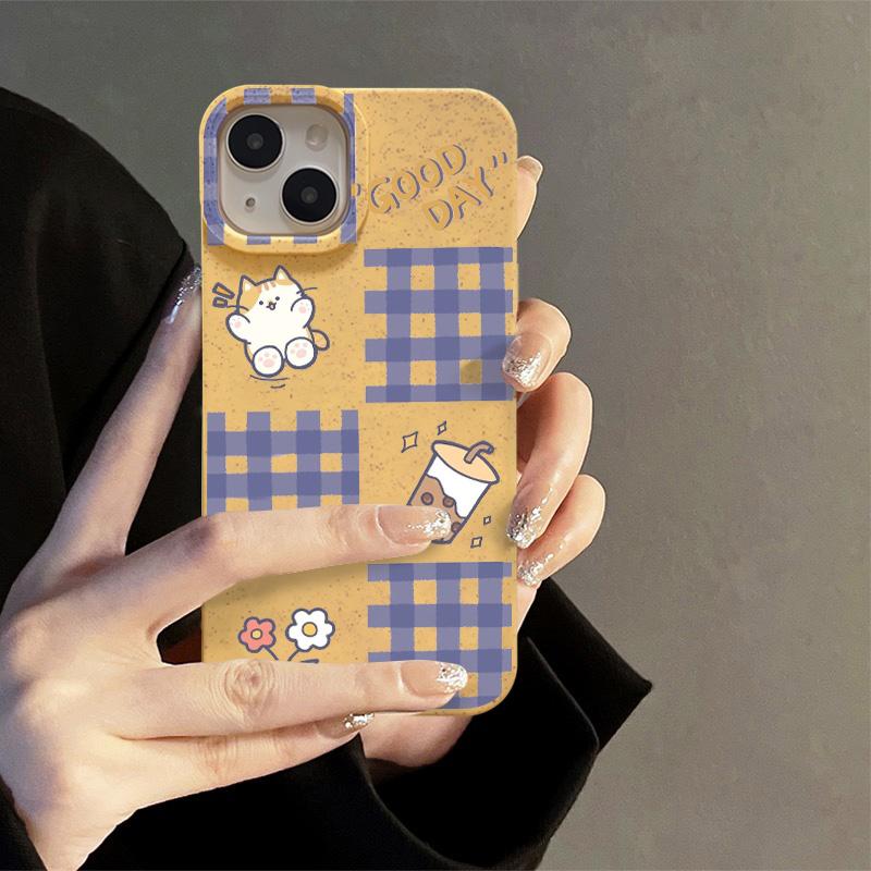 Mobile Phone Cases for iPhone 11 13 XR 15 Pro Max 12 14 Pro Max Case iPhone 16 7 Plus 8 Plus XS Max Degradable and Environmentally Friendly