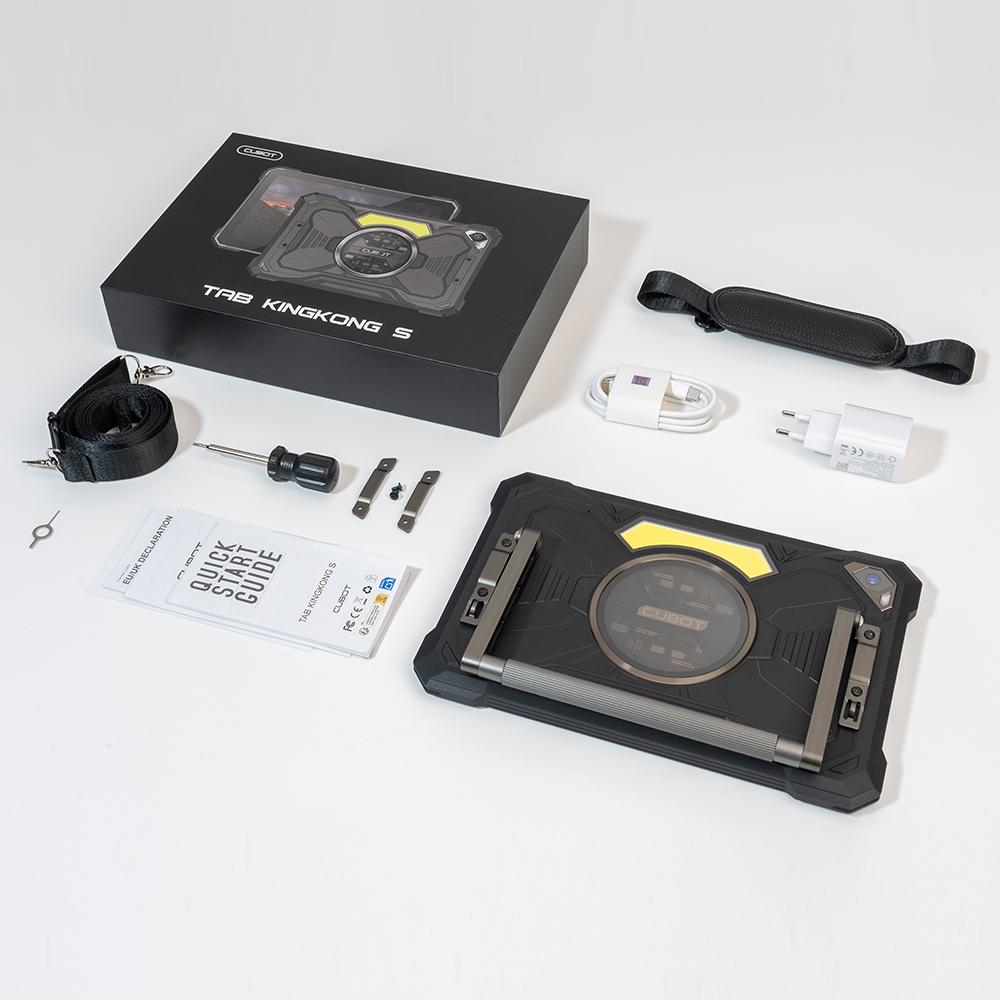Cubot TAB KingKong S Tablet, Android 15, 15300mAh Battery, 6GB+256GB, 10.1-Inch 90Hz Display, Camping Light, 48MP Camera