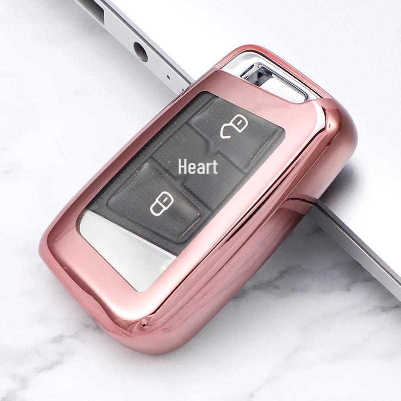 Volkswagen Magotan/Bora B8 Soft Rubber Car Key Protective Cover with Buckle