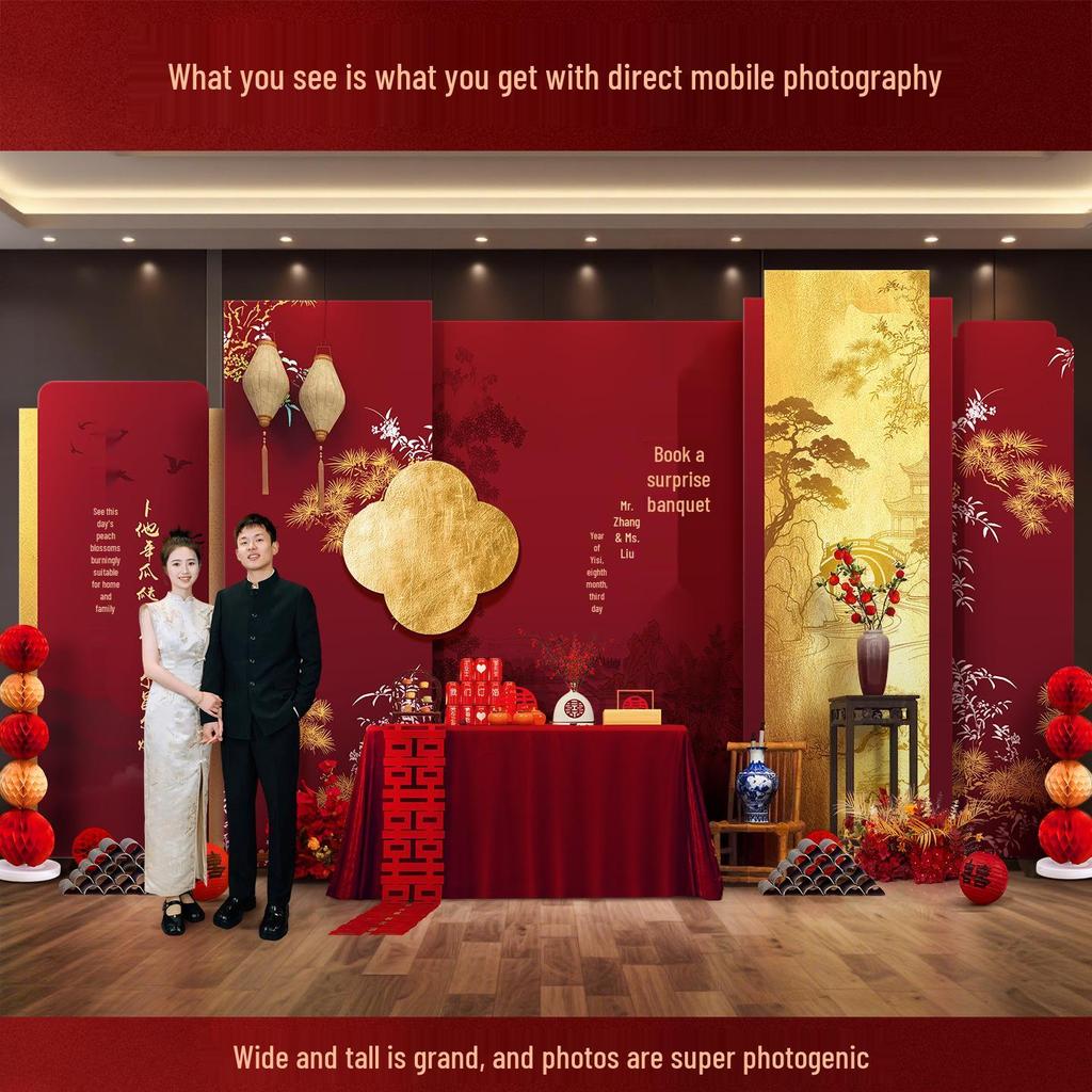 Celebrity Engagement Banquet Decoration Set - High-End Hotel Table and Home Decorative Supplies