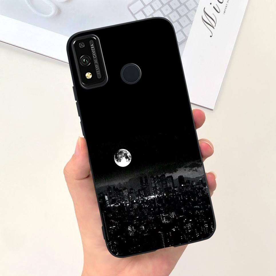 Soft Silicone Cases For Huawei Honor 9X lite Case JSN-L21 JSN-L22 JSN-L23 Coque Fundas Luxury Design Pattern Soft Silicone Etui
