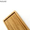 NLSLASI Natural Bamboo Tea Tray Rectangle Tea Accessories Chinese Style Tea Table Tea Tray Household Portable Tea Tray