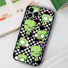 i-Invader Zim cartoon For Iphone 17 Air 16 Pro Max 15 14 13 Full Cover Anti-Shock  MagSafe Cover
